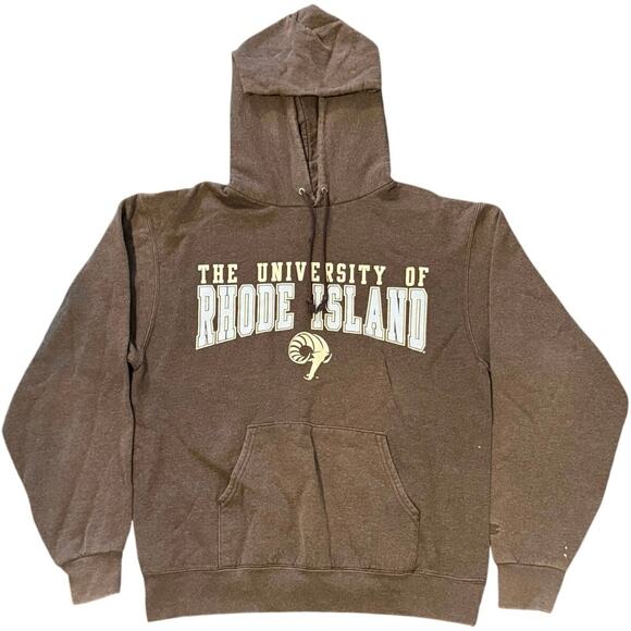 University of Rhode Island Rams Champion Eco Fleece Hoodie Adult Medium - Picture 1 of 3